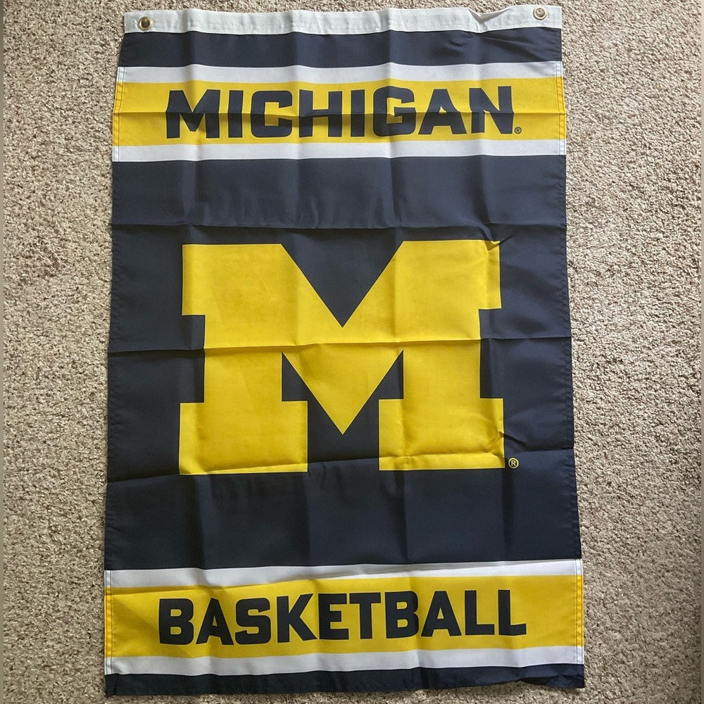 Exclusive Michigan Basketball flag